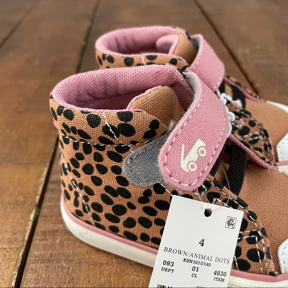 NEW See Kai Run Animal Dots Sneakers Size 4 - Picture 7 of 7